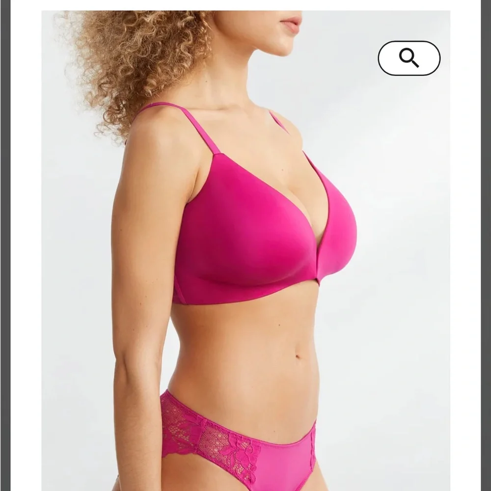 NEW Bare The Wire-Free Front-Close Bra Festival Fuchsia size 30B